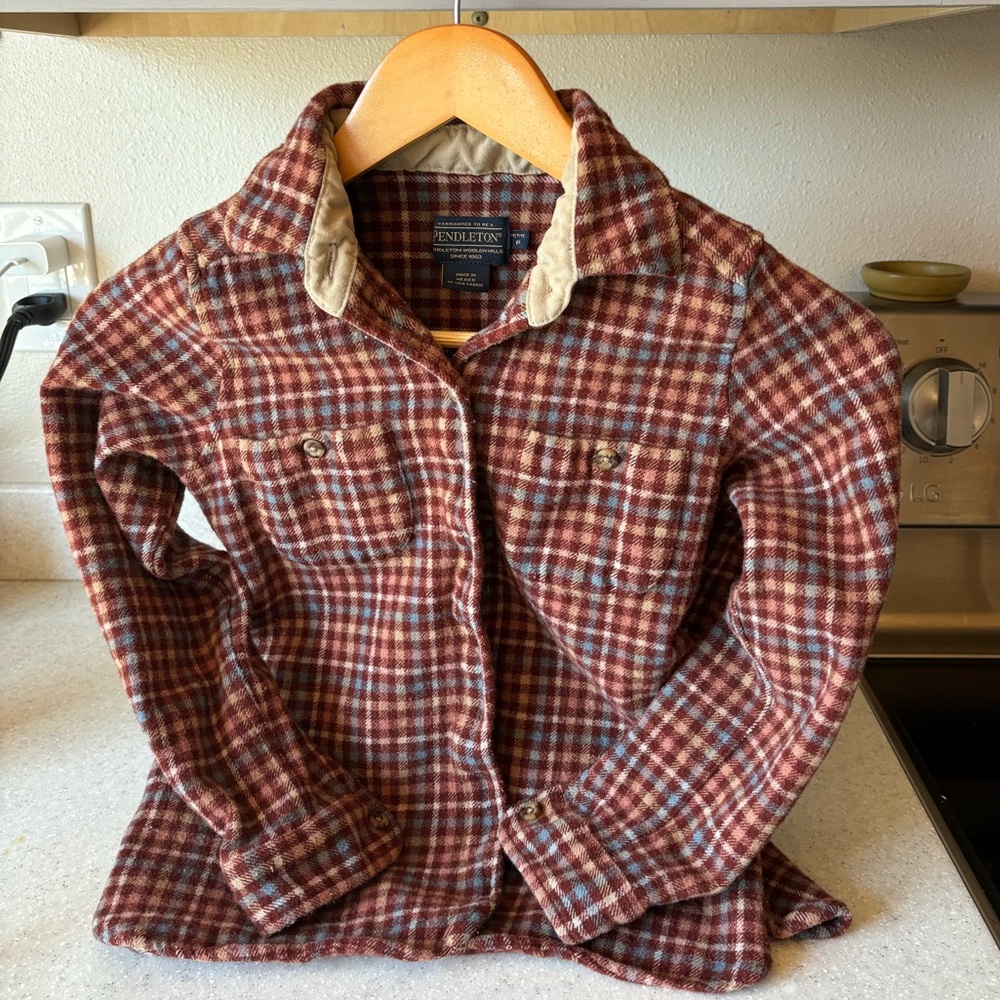 Children’s Wool Pendleton flannel.